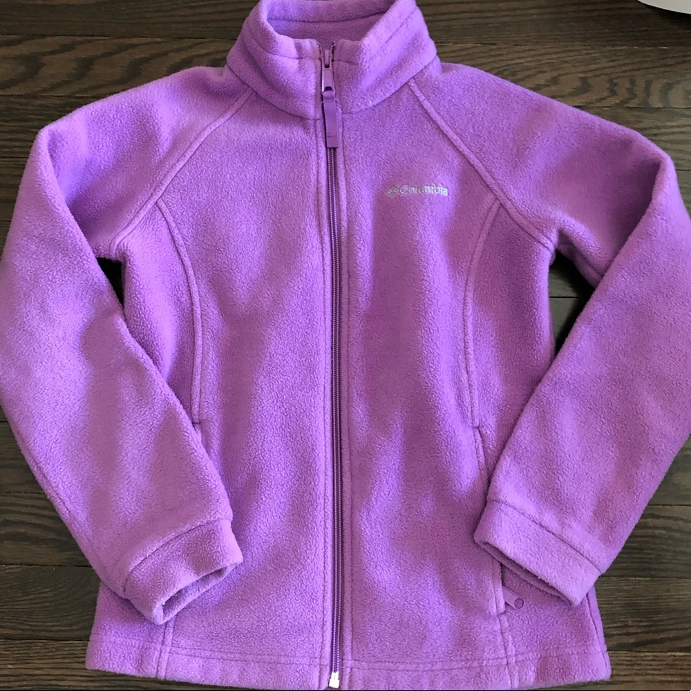 Columbia girls sweater purple